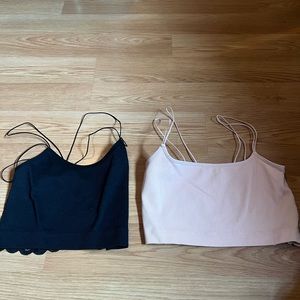 2 Hollister Cropped tank tops